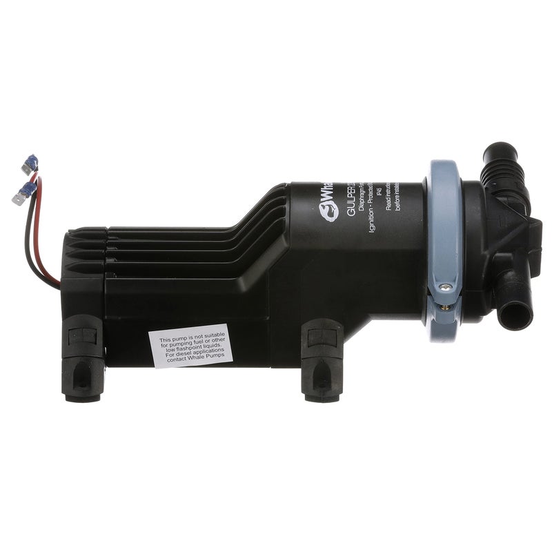 Whale BP1552 Gulper 220 Pump, Manages Gray Waste, 3.5 GPM Flow Rate, 12V DC, Â¾-Inch Hose Connections, Black - Image 3